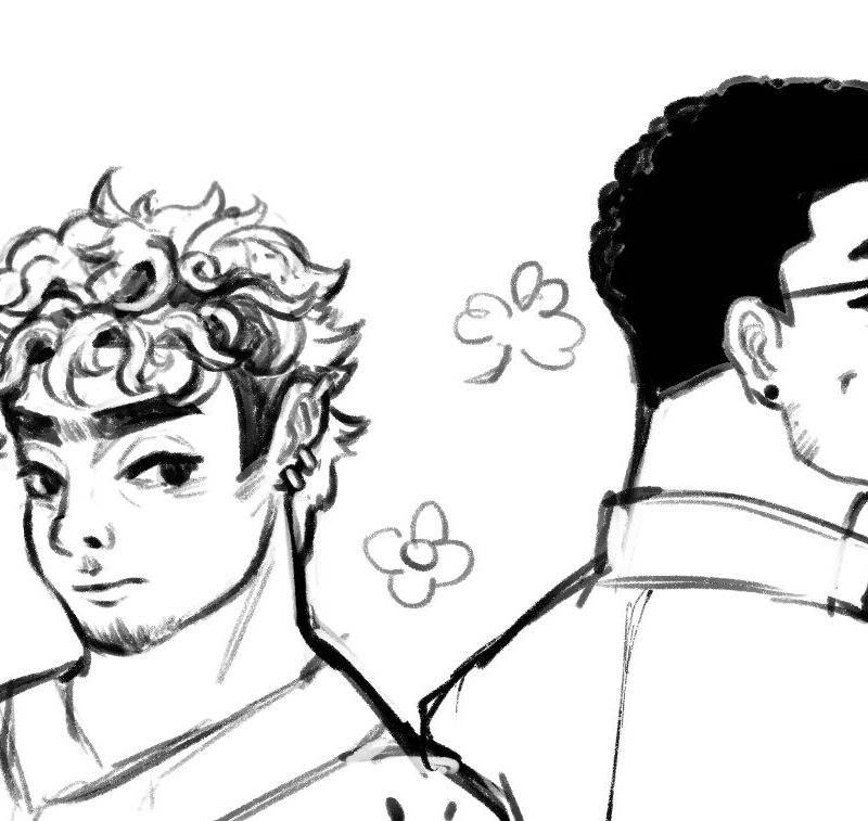 Doodles of my Rodrigo and Maceo